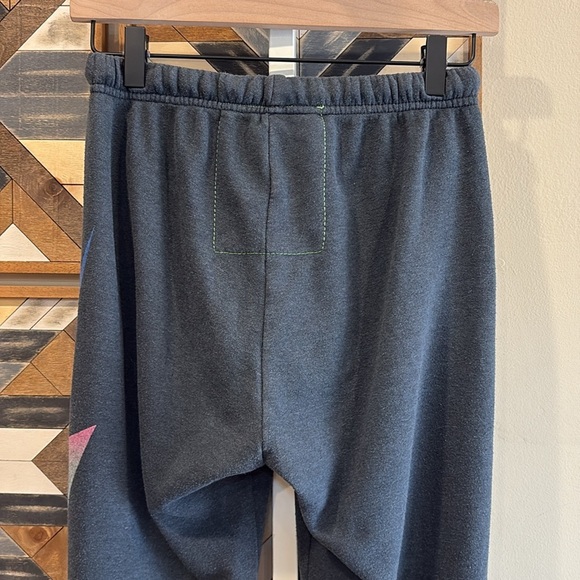 Aviator Nation Bolt Sweatpants Joggers Grey Small - Picture 7 of 8